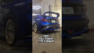 Tomei Full Titanium Type R Exhaust for 2022 Subaru WRX [upl. by Boelter]