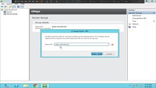 Citrix Storefront  How to Change Base URL [upl. by Barclay]