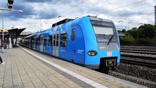 Hirschgarten mit Zügen der SBahn München ET 423 [upl. by Euqininod]