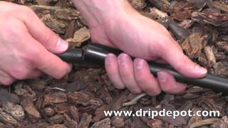 How to Use a Compression Coupler in a Drip Irrigation System [upl. by Rohpotsirhc615]