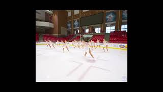 Part 33 The Miami University Varsity Synchronized Skating Team performs their 2023 Free Program [upl. by Letnuahs]