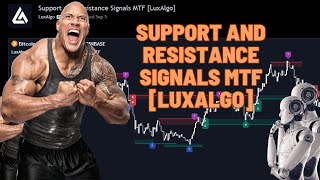 Support and Resistance Signals MTF LuxAlgo you need to Pass your trading challenge [upl. by Swenson679]