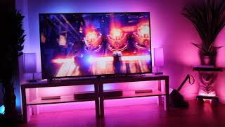 Hue Ambilight  Infinity War Nidavellir  Best TV Set up to watch Marvel Movies Immersive AMAZING [upl. by Jain683]