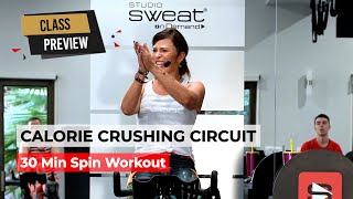 DOWNLOAD Calorie Crushing Circuit 30 Min Spin Preview [upl. by Mylander]