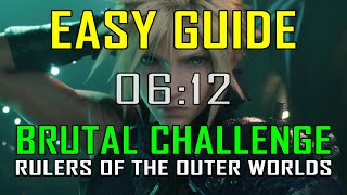 Final Fantasy 7 Rebirth  EASY WAY to defeat BRUTAL CHALLENGE RULERS OF THE OUTER WORLDS [upl. by Relly]