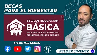 Paso a paso del registro para las quotBecas del Bienestar Benito Juárezquot en Educación Básica [upl. by Aruam]