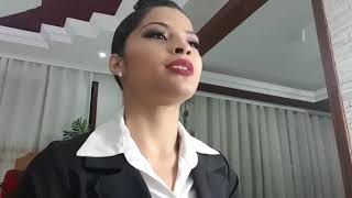 Exemplo de Vídeo CURRICULO bem sucedido Comissaria Aline Silva aprovada na Azul [upl. by De100]