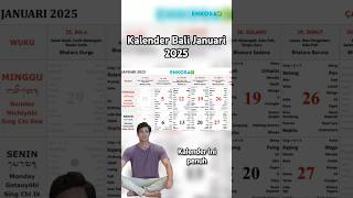 Klik👆Download Kalender Bali Januari 2025 PDF [upl. by Mayyahk]