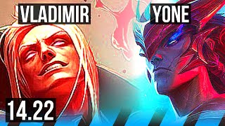 VLADIMIR vs YONE MID  KR Diamond  1422 [upl. by Sidra383]