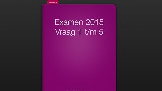 Mavo Eindexamen Economie 2015  Deel 1 [upl. by Loella]