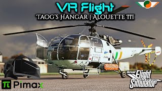 Helicopter VR Flight in MSFS 2020  Pimax Crystal Light  Casement Aerodrome Baldonnel [upl. by Hahsia529]