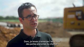 Reportage chantier  Terrassement UAB  CHARPENTIER TP [upl. by Nnylrefinnej]