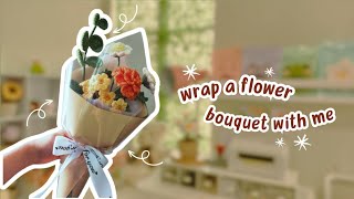 Wrap a Flower Bouquet with Me  Jefferson Arts x Crafts [upl. by Whelan382]