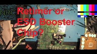 Xbox one X  Retimer chip or ESD Bypass [upl. by Radborne923]