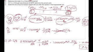 Calculating Limiting Reagent Theoretical Yield Percent Yield and Excess Reagent [upl. by Redienhcs]