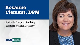 Dr Rosanne Clement podiatric surgeon [upl. by Wilonah]