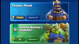 NEW CLASH ROYALE UPDATE GRINDING FREE 2 PLAY QUEENS JOURNEY [upl. by Sheridan]