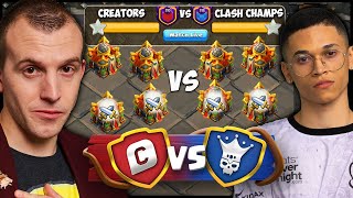 1st OFFICIAL PRO Town Hall 16 WAR  CLASH CHAMPS vs Creators [upl. by Blakeley212]