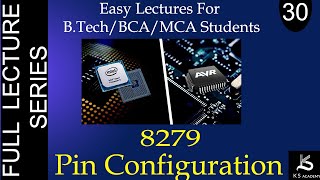 Pin Configuration Of 8279  Microprocessor And Microcontroller  BTech  Lect 30 [upl. by Tlok201]