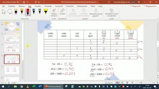 Tizedes törtek szorzása osztása tízzel százzal ezerrel  matematika 5 osztály [upl. by Elyagiba665]