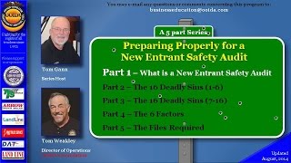 New Entrant Safety Audit part 1 of 5 [upl. by Vaas]