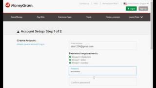 How to create Moneygram Account [upl. by Refannej340]