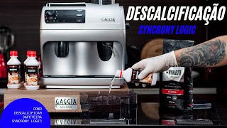 DESCALCIFICAÇÃO DA CAFETEIRA SYNCRONY LOGIC GAGGIA [upl. by Gnim]