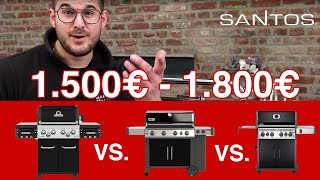 Bester Gasgrill für 1500  1800 €  Großer Grill Vergleich Test  Weber vs Broil King vs Napoleon [upl. by Dieterich]