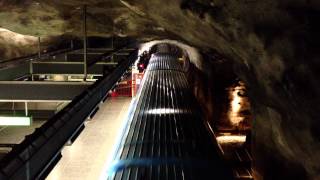 Tunnelbana  Stockholm subway  C14  Västra Skogen HD [upl. by Paluas]