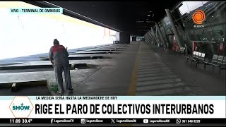 Rige el paro de colectivos interurbanos en Córdoba [upl. by Bergman]