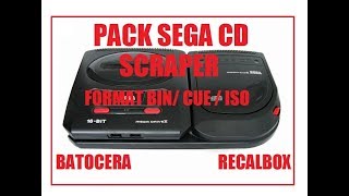 Pack Jeux Scraper Mega CD Batocera Recalbox Raspberry Pi 3 [upl. by Meekyh]