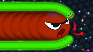 Slitherio Will The Giant Snake Get Out of the Small Snake  Epic Slitherio Gameplay [upl. by Mcnalley]