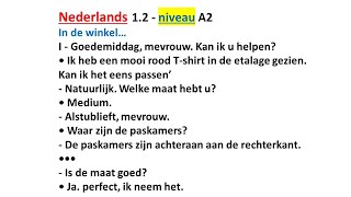 NEDERLANDS voor beginners  VLAAMS  Beginners DUTCH niveau A2  Easy dutch [upl. by Beitnes]