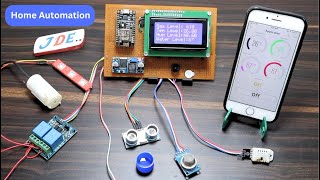 How to make a Full Home Automation System with the Nodemcu ESP8266 board and the New Blynk app [upl. by Margaret]