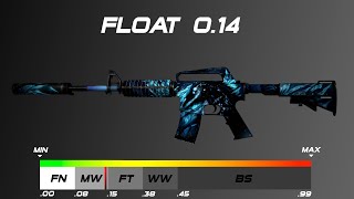 CSGO M4A1S  Nightmare  Skin wearfloat [upl. by Alil]