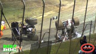 2012 GASC Night 1  Ben Atkinson and Jonathan Allard Crash [upl. by Nnylireg506]