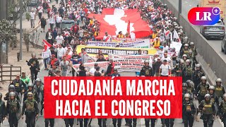 De ANCÓN VES y SJL hasta el CONGRESO ciudadanía MARCHA en rechazo a LEY 32108  LR [upl. by Morry]