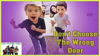 Dont Choose The Wrong Door Tag Neighbor House  That YouTub3 Family I Family Channel [upl. by Ahsiemat]