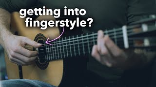 FINGERSTYLE Guitar For Absolute BEGINNERS chords and melody [upl. by Nrek]