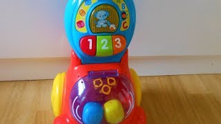 VTech Pop and Count Vacuum Counting Colours Vacuum Cleaner hoover toy [upl. by Nuy]