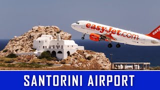 SANTORINI AIRPORT REVIEW JTR✈ HOW TO GET IN AND OUT OF THE PARADISIAC GREEK ISLAND BY PLANE [upl. by Mace488]