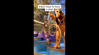 Best Times to Travel to Walt Disney World in 2023 [upl. by Tanitansy142]