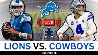 Lions vs Cowboys Live Streaming Scoreboard PlayByPlay Game Audio amp Highlights  NFL Week 6 [upl. by Nyllewell]