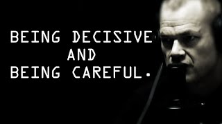 Breaking Down Being Decisive vs Carefulness  Jocko Willink [upl. by Zerk656]