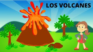 LOS VOLCANES PARA NIÑOS LOS VOLCANES EN ESPAÑOL [upl. by Attelrac]