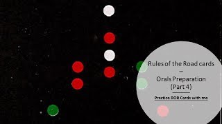 Practice ROR Cards  Part 4 Orals Preparation for Rules of the Road [upl. by Oaoj]