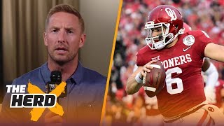 Joel Klatt on reports the Browns will take Baker Mayfield in the 2018 NFL Draft  THE HERD [upl. by Atikim]