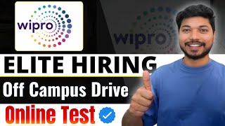 Wipro elite Hiring 2024  Wipro Off Campus Hiring 2024  Wipro hiring  Apply online  Job4freshers [upl. by Elokyn603]