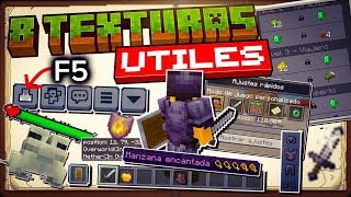 💥TEXTURAS NUEVAS y MEJORADAS para Minecraft PE 120  Texturas para Minecraft Bedrock 120 [upl. by Parish]