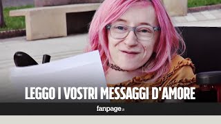 Ilaria offesa dai cyberbulli legge i messaggi damore del web quotSei splendida e coraggiosaquot [upl. by Fleisher229]